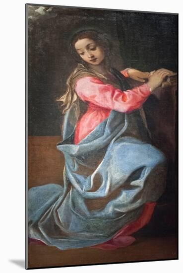 Virgin of Annunciation, 1588, (Oil on Canvas)-Annibale Carracci-Mounted Giclee Print