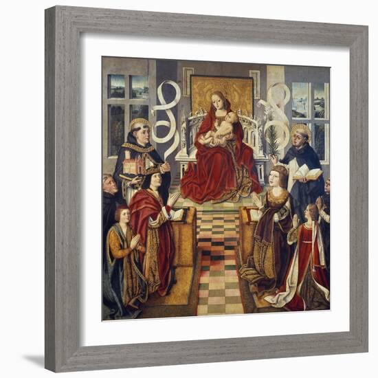 Virgin of Catholic Kings, 1490-1495-null-Framed Giclee Print