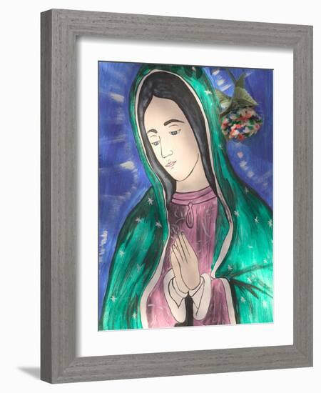 Virgin of Guadaloupe, Chimayo, New Mexico, USA-Walter Bibikow-Framed Photographic Print