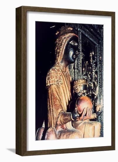 Virgin of Montserrat, Catalonia, Spain. Artist: Unknown-Unknown-Framed Giclee Print