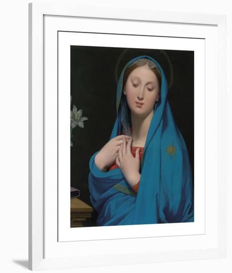 Virgin of the Adoption-Jean-Auguste-Dominique Ingres-Framed Premium Giclee Print