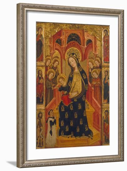Virgin of the Angels-Enrique de Estencop-Framed Giclee Print