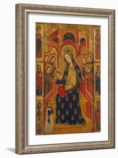 Virgin of the Angels-Enrique de Estencop-Framed Giclee Print