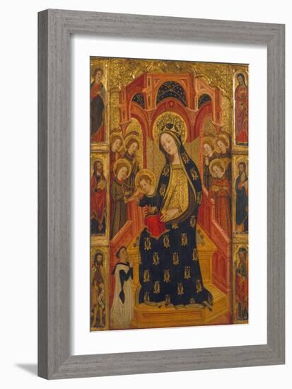 Virgin of the Angels-Enrique de Estencop-Framed Giclee Print