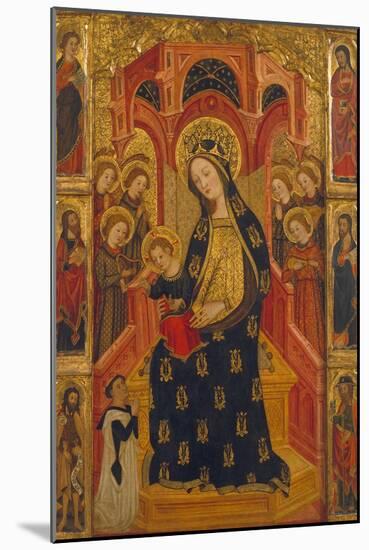 Virgin of the Angels-Enrique de Estencop-Mounted Giclee Print