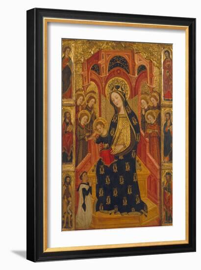 Virgin of the Angels-Enrique de Estencop-Framed Giclee Print