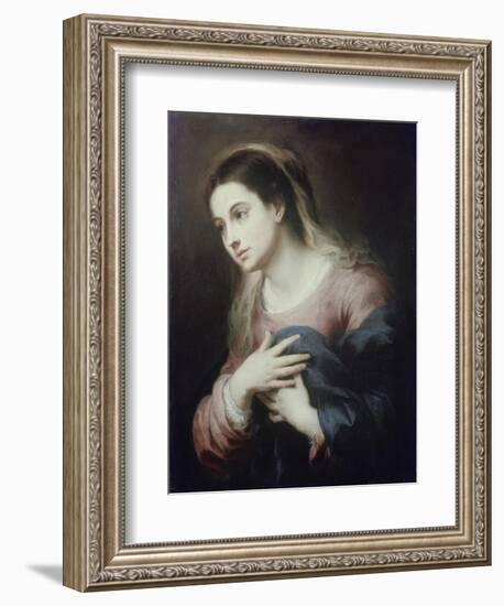 Virgin of the Annunciation-Bartolome Esteban Murillo-Framed Giclee Print