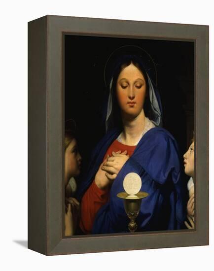 Virgin of the Eucharist 1866-Jean-Auguste-Dominique Ingres-Framed Premier Image Canvas