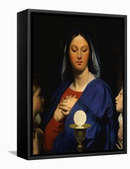 Virgin of the Eucharist 1866-Jean-Auguste-Dominique Ingres-Framed Premier Image Canvas