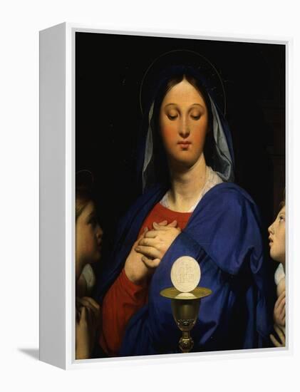 Virgin of the Eucharist 1866-Jean-Auguste-Dominique Ingres-Framed Premier Image Canvas