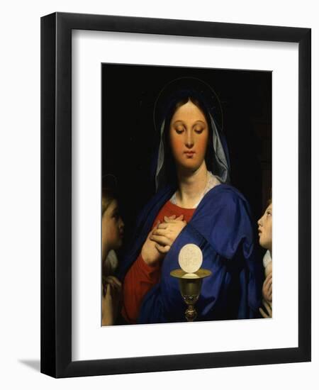 Virgin of the Eucharist 1866-Jean-Auguste-Dominique Ingres-Framed Giclee Print