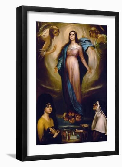 Virgin of the Lanterns, 1928-Julio Romero de Torres-Framed Giclee Print