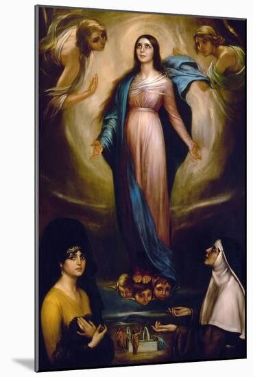 Virgin of the Lanterns, 1928-Julio Romero de Torres-Mounted Giclee Print