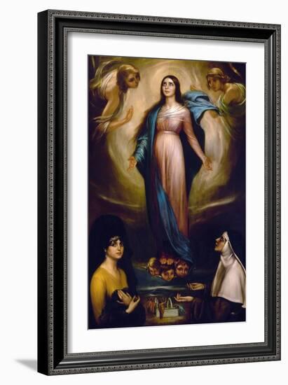 Virgin of the Lanterns, 1928-Julio Romero de Torres-Framed Giclee Print