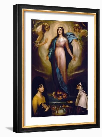 Virgin of the Lanterns, 1928-Julio Romero de Torres-Framed Giclee Print