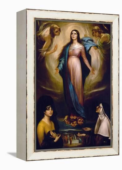 Virgin of the Lanterns, 1928-Julio Romero de Torres-Framed Premier Image Canvas
