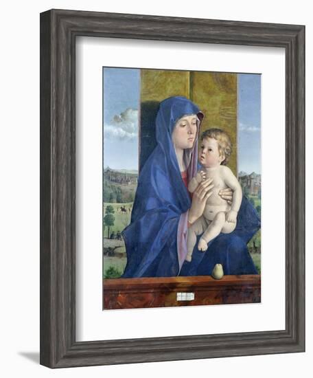 Virgin of the Pear-Giovanni Bellini-Framed Giclee Print