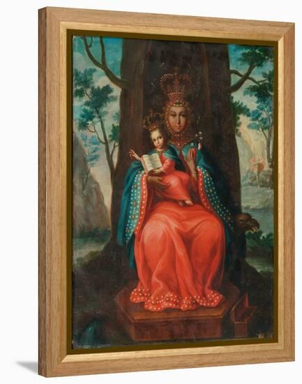 Virgin of Valvanera, 1762 (Oil on Copper)-Miguel Cabrera-Framed Premier Image Canvas