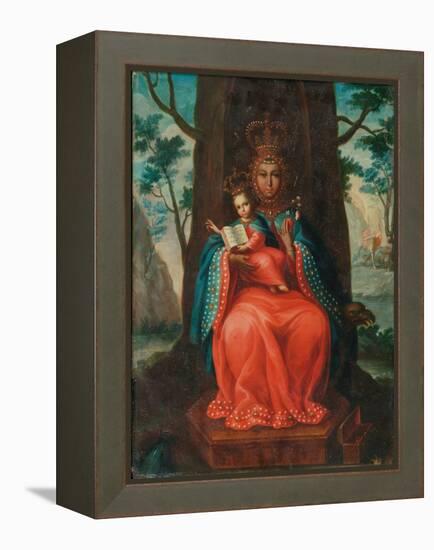 Virgin of Valvanera, 1762 (Oil on Copper)-Miguel Cabrera-Framed Premier Image Canvas