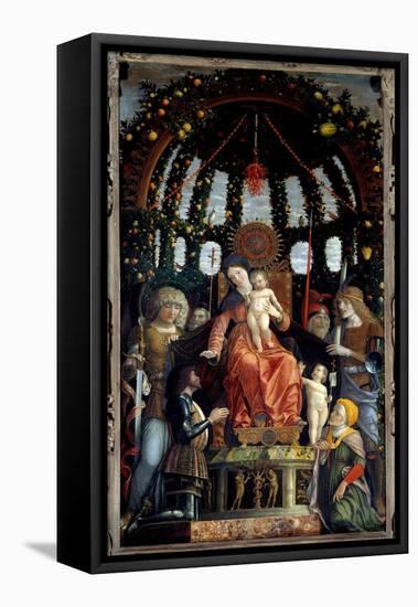 Virgin of Victory (Pala Della Vittoria) (Madonna Della Vittoria). the Virgin Mary is Represented: S-Andrea Mantegna-Framed Premier Image Canvas