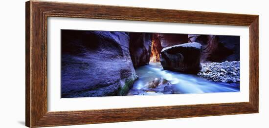 Virgin River at Zion National Park, Utah, USA-null-Framed Photographic Print