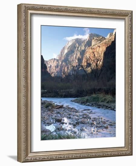 Virgin River in Zion Canyon-Scott T^ Smith-Framed Photographic Print