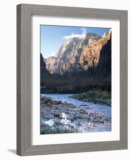 Virgin River in Zion Canyon-Scott T^ Smith-Framed Photographic Print