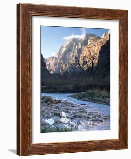 Virgin River in Zion Canyon-Scott T^ Smith-Framed Photographic Print