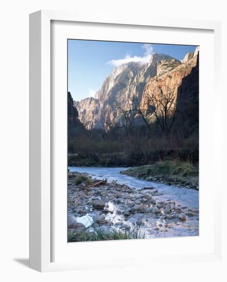 Virgin River in Zion Canyon-Scott T^ Smith-Framed Photographic Print