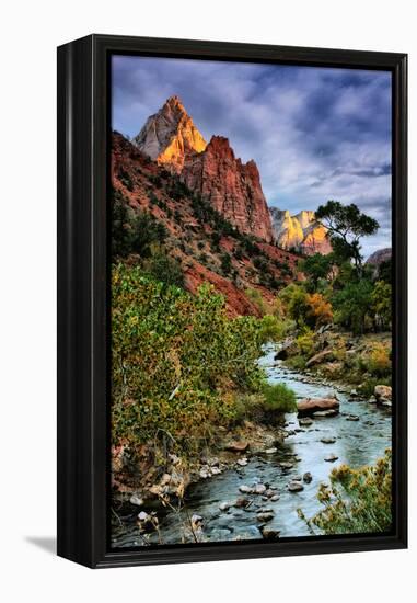 Virgin River Morning View, Zion National Park, Utah-Vincent James-Framed Premier Image Canvas