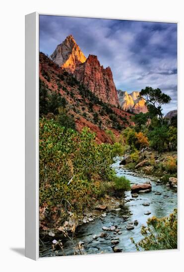 Virgin River Morning View, Zion National Park, Utah-Vincent James-Framed Premier Image Canvas