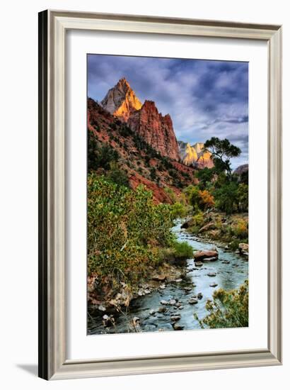 Virgin River Morning View, Zion National Park, Utah-Vincent James-Framed Photographic Print