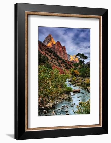 Virgin River Morning View, Zion National Park, Utah-Vincent James-Framed Photographic Print