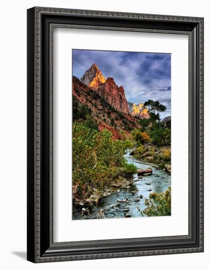 Virgin River Morning View, Zion National Park, Utah-Vincent James-Framed Photographic Print