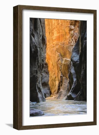 Virgin River Narrows, Zion National Park, Utah, United States of America, North America-Gary-Framed Photographic Print