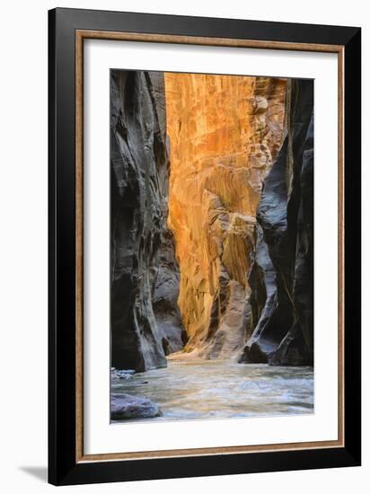 Virgin River Narrows, Zion National Park, Utah, United States of America, North America-Gary-Framed Photographic Print