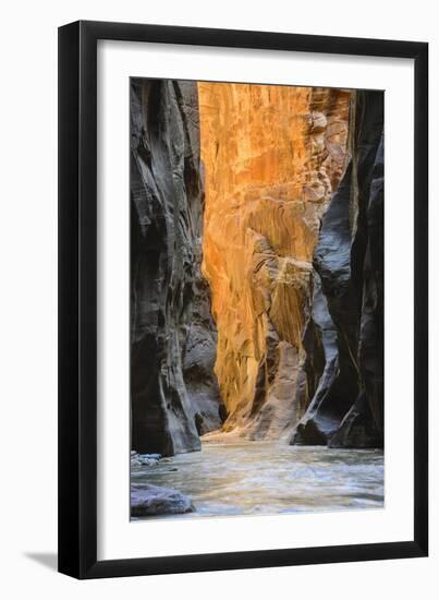 Virgin River Narrows, Zion National Park, Utah, United States of America, North America-Gary-Framed Photographic Print