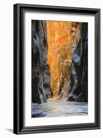 Virgin River Narrows, Zion National Park, Utah, United States of America, North America-Gary-Framed Photographic Print