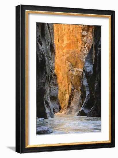 Virgin River Narrows, Zion National Park, Utah, United States of America, North America-Gary-Framed Photographic Print