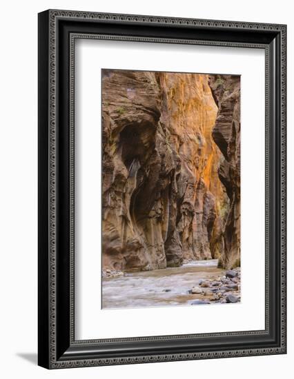 Virgin River Narrows, Zion National Park, Utah, United States of America, North America-Gary-Framed Photographic Print