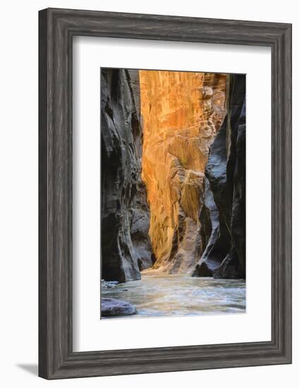 Virgin River Narrows, Zion National Park, Utah, United States of America, North America-Gary-Framed Photographic Print