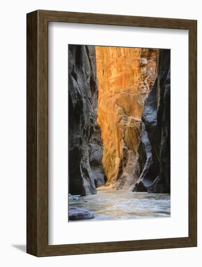 Virgin River Narrows, Zion National Park, Utah, United States of America, North America-Gary-Framed Photographic Print