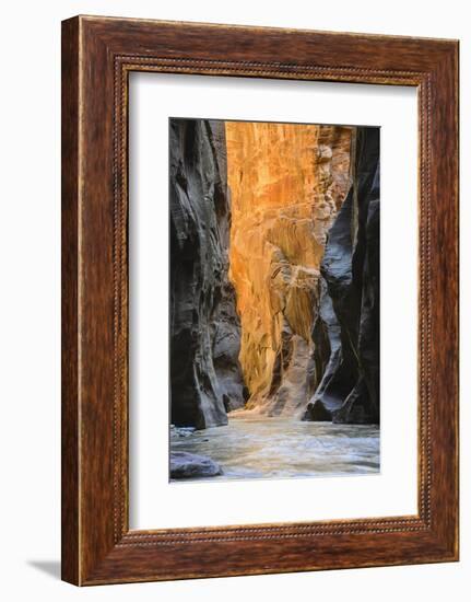 Virgin River Narrows, Zion National Park, Utah, United States of America, North America-Gary-Framed Photographic Print