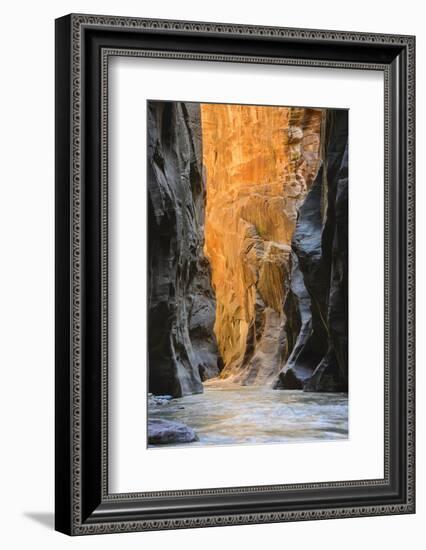 Virgin River Narrows, Zion National Park, Utah, United States of America, North America-Gary-Framed Photographic Print