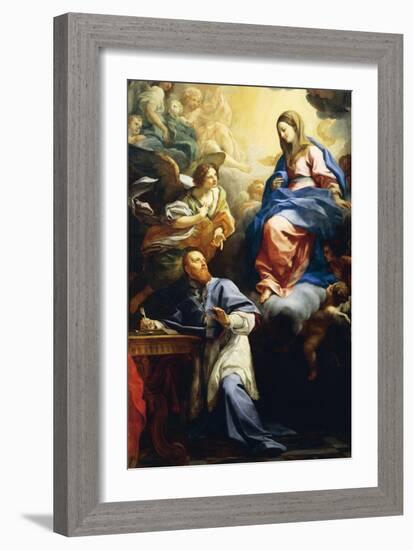 Virgin with Child Appearing to St. Francis De Sales, 1691-Carlo Maratta-Framed Giclee Print