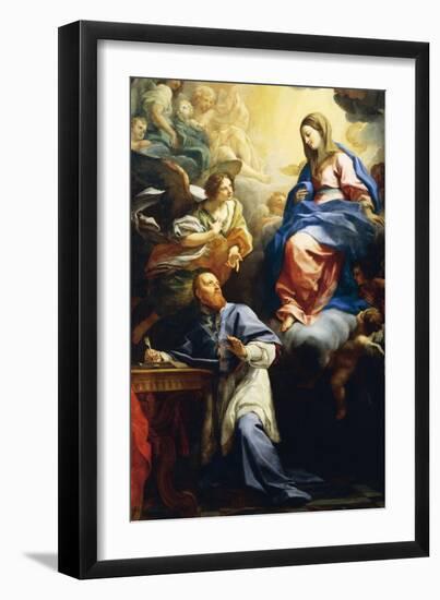 Virgin with Child Appearing to St. Francis De Sales, 1691-Carlo Maratta-Framed Giclee Print