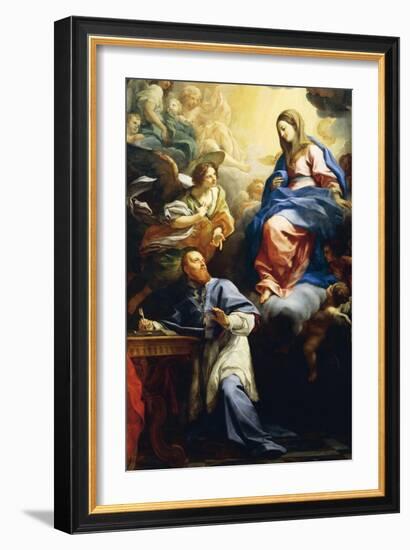 Virgin with Child Appearing to St. Francis De Sales, 1691-Carlo Maratta-Framed Giclee Print