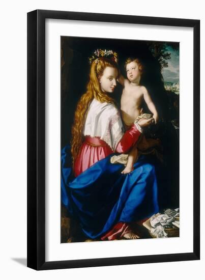 Virgin with Child-Alessandro Allori-Framed Giclee Print