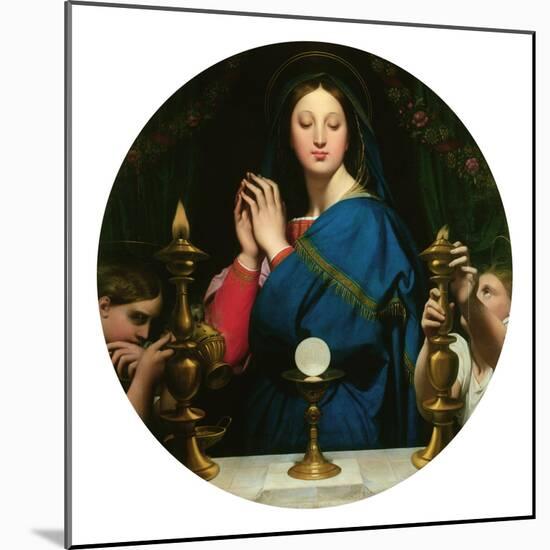 Virgin with the Host-Jean-Auguste-Dominique Ingres-Mounted Giclee Print