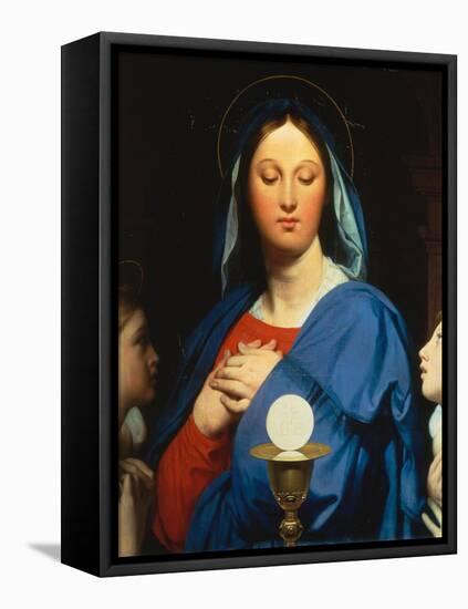 Virgin with the Host-Jean-Auguste-Dominique Ingres-Framed Premier Image Canvas